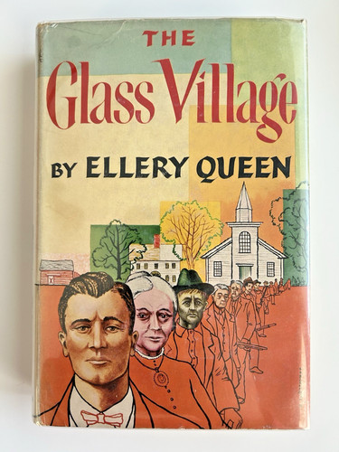 Ellery queen the glass village - glass,