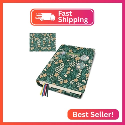 Floral book cover protector - book,